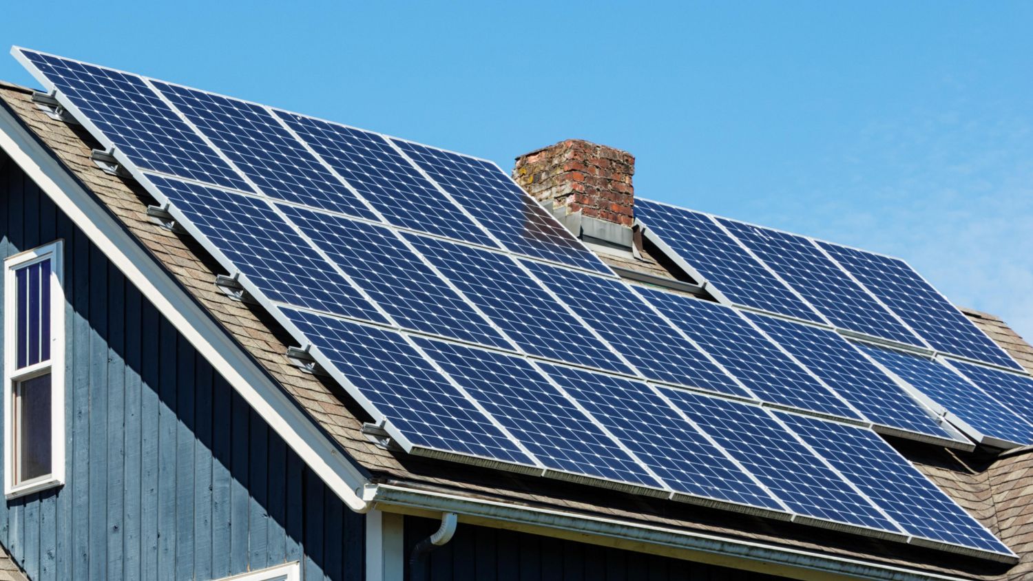 solar panel on house
